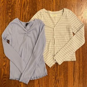 Girls Long Sleeve Shirts (2)